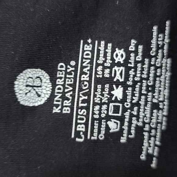 Kindred Bravely Womens Racerback Nursing Bra Black Easy Access Snaps Sz L READ - Picture 2 of 12